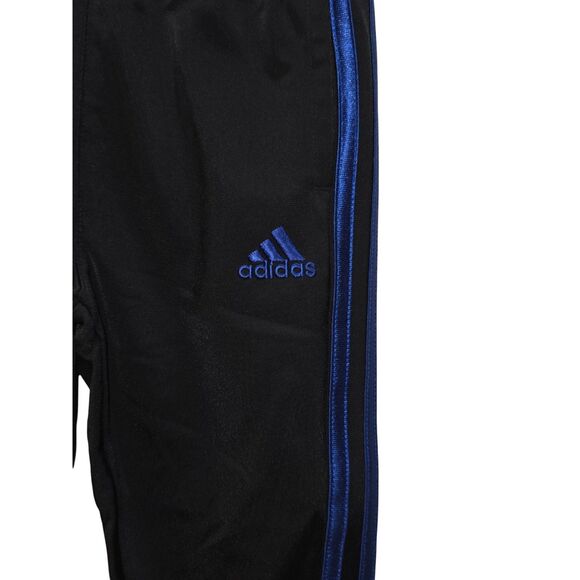 Adidas Toddler Boys 2T Black Track Pants Blue Stripe Athletic Joggers NWT - Picture 9 of 10